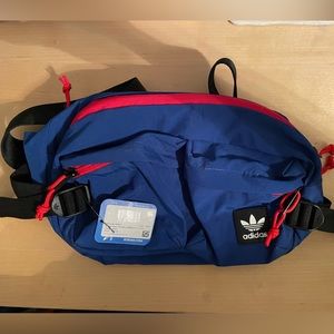 Brand New Blue and Red Adidas Fanny Pack